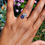 Thumbnail: Evil Eye with Hamsa Bling Ring