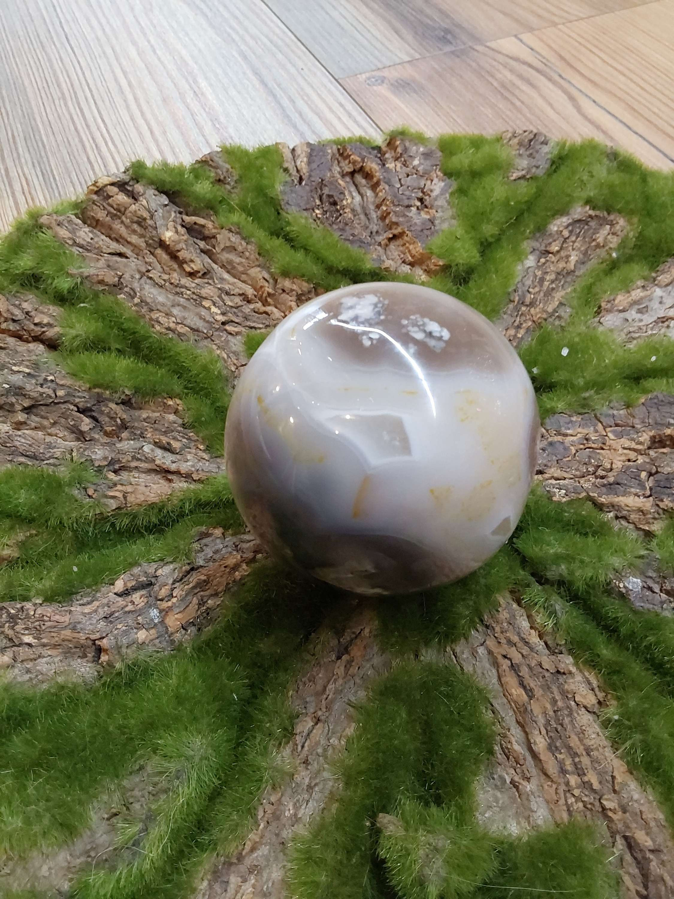 Chalcedony Sphere