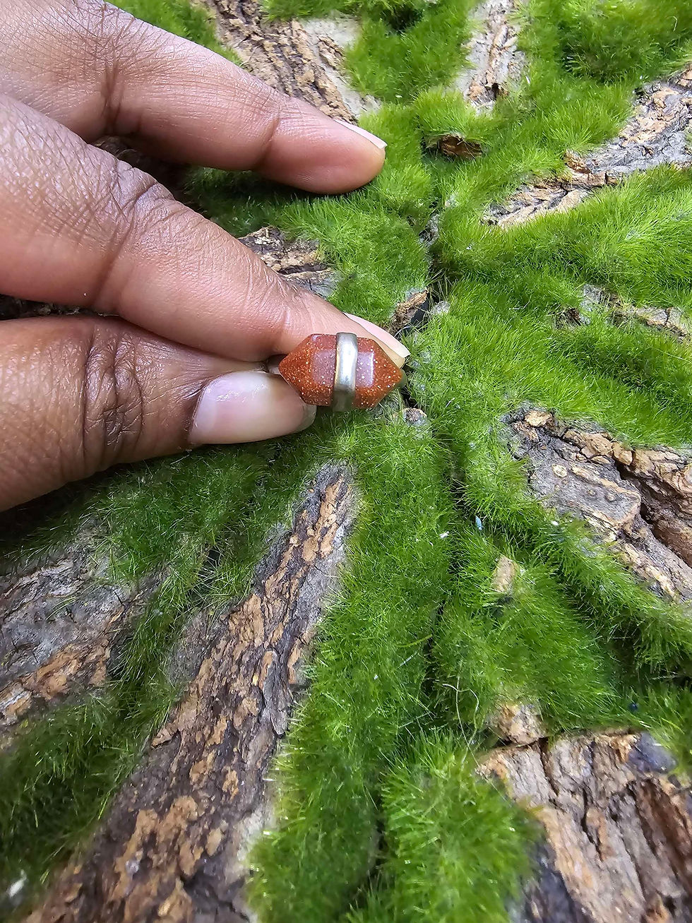 Thumbnail: Red Goldstone Ring