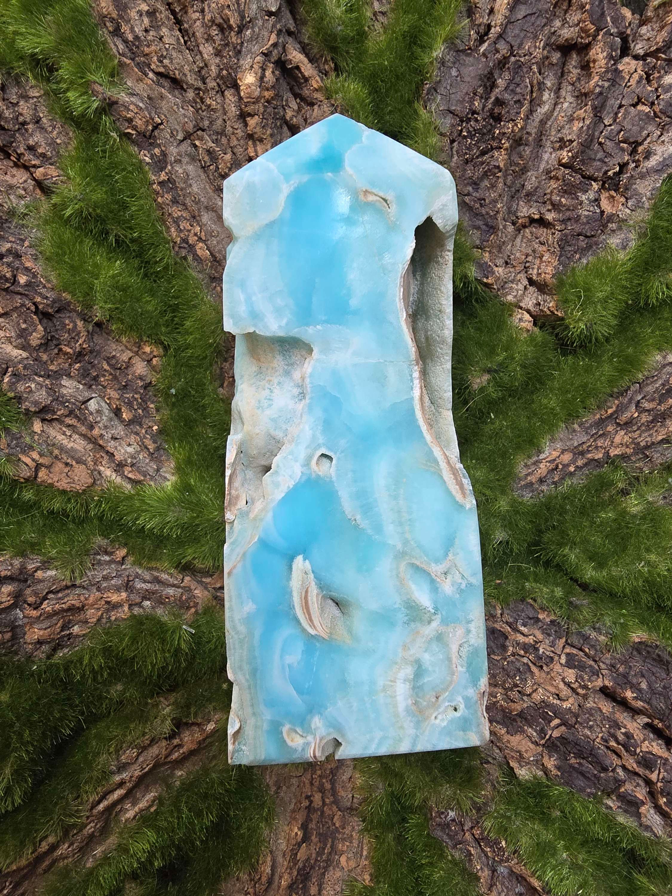Product: Hemimorphite Tower Obelisk