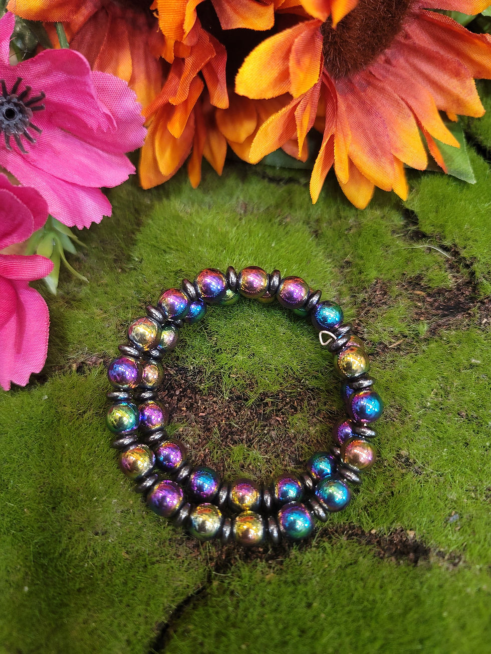Miniatura: Hematite Bracelet ( triple wrapped)