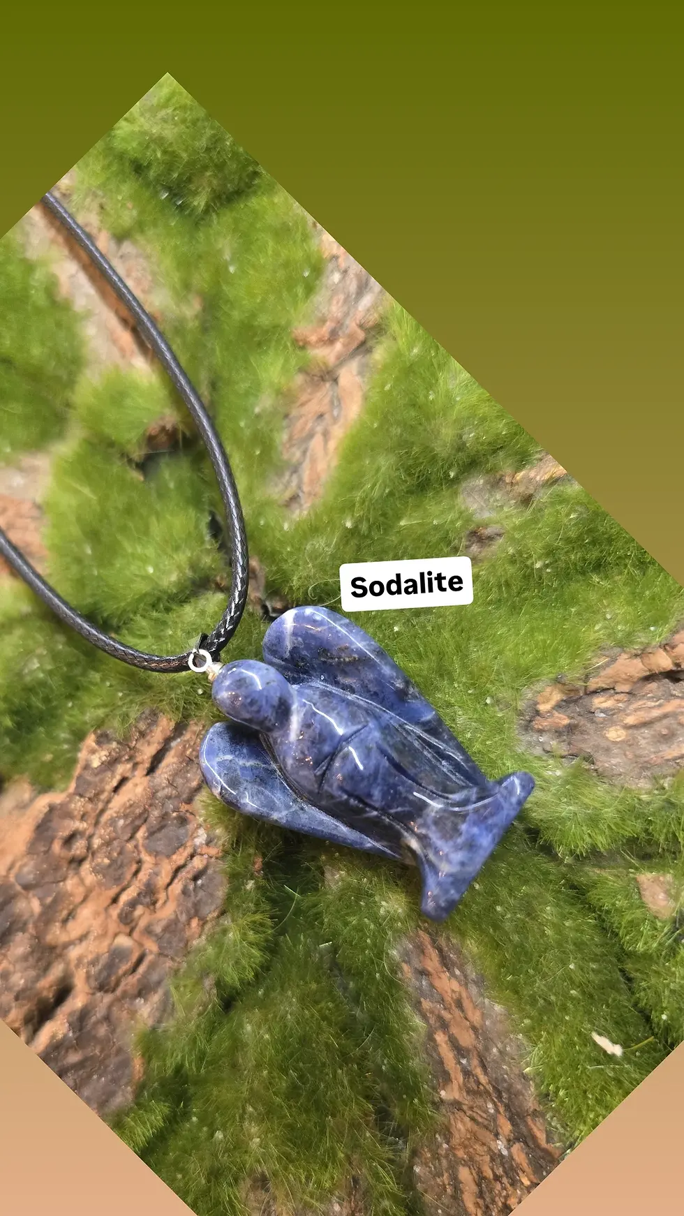 Thumbnail: Sodalite Angel Pendant