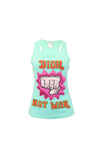 Christian Dior 2005 Runway Dior Not War Tank Top | Tokyo