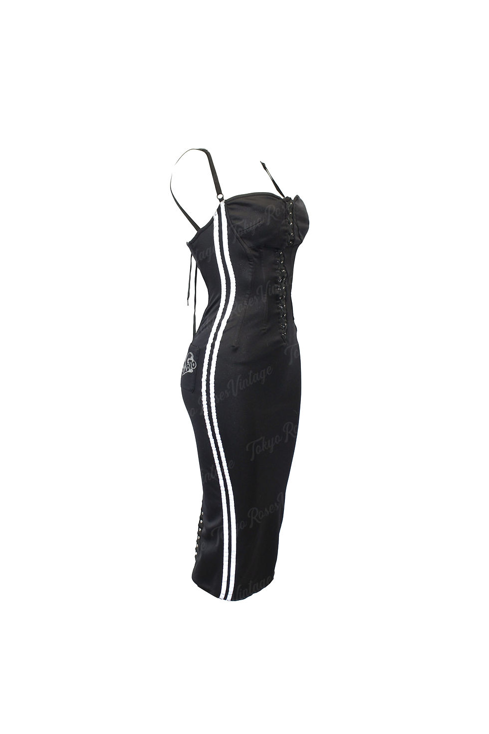 DOLCE & GABBANA ブラックドレス Dolce & Gabbana Corset Lace Up Dress | Tokyo Roses Vintage