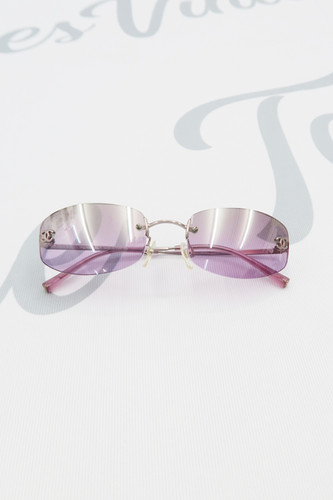 Chanel Purple Tinted Sunglasses Vintage Glasses | Tokyo