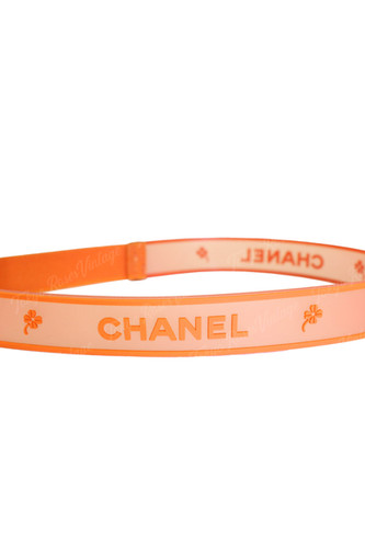 専用　シャネルリボン CHANEL 新品 シャネル リボンベルト ココマーク ピンク カーフ