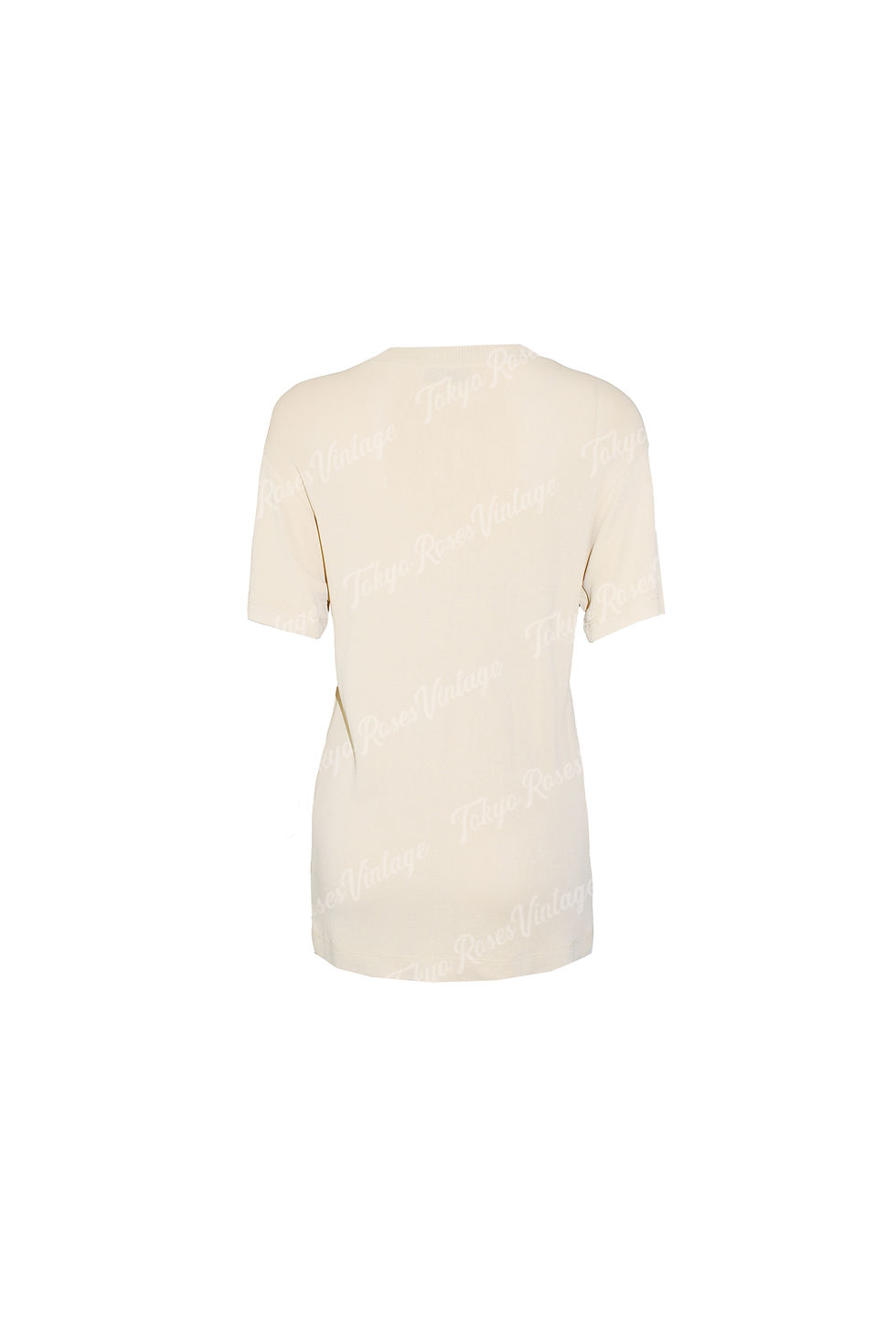 Thumbnail: Chanel Beige Nude Oversized T Shirt Short Sleeve CC Logo Chest