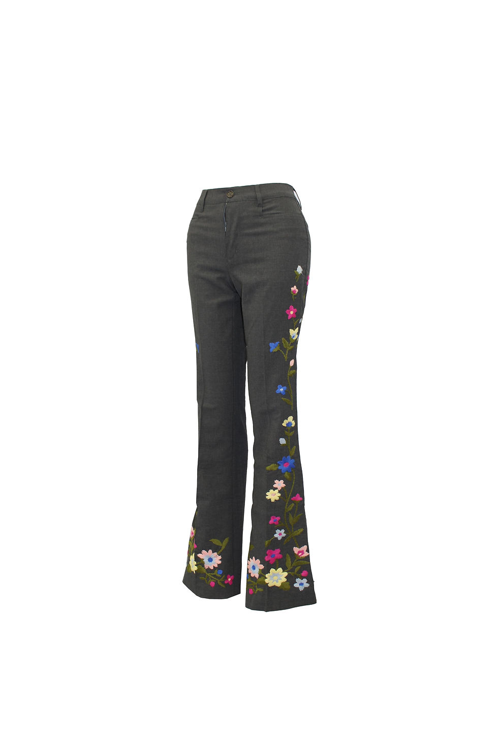 【送料&関税込】Moschino Patterned Pants Moschino Flower Power Long Pants Floral Embroidery | Tokyo