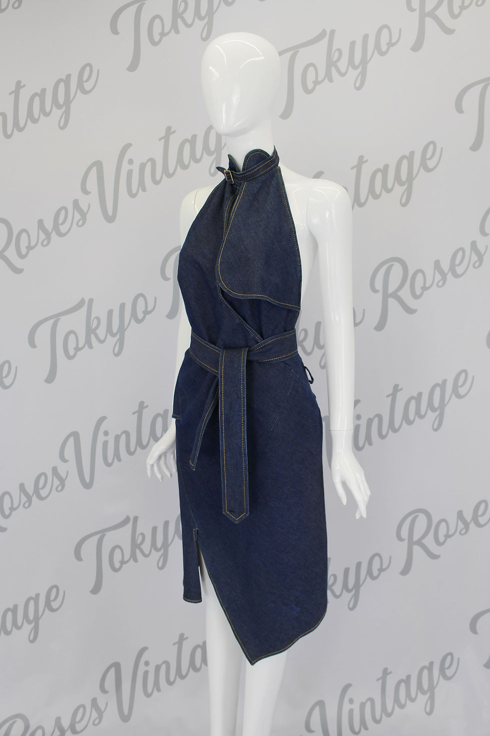 Dior Denim DRESS ディオールの期間限定割引 Christian Dior by John Galliano Denim Dress S/S 2000 | Tokyo