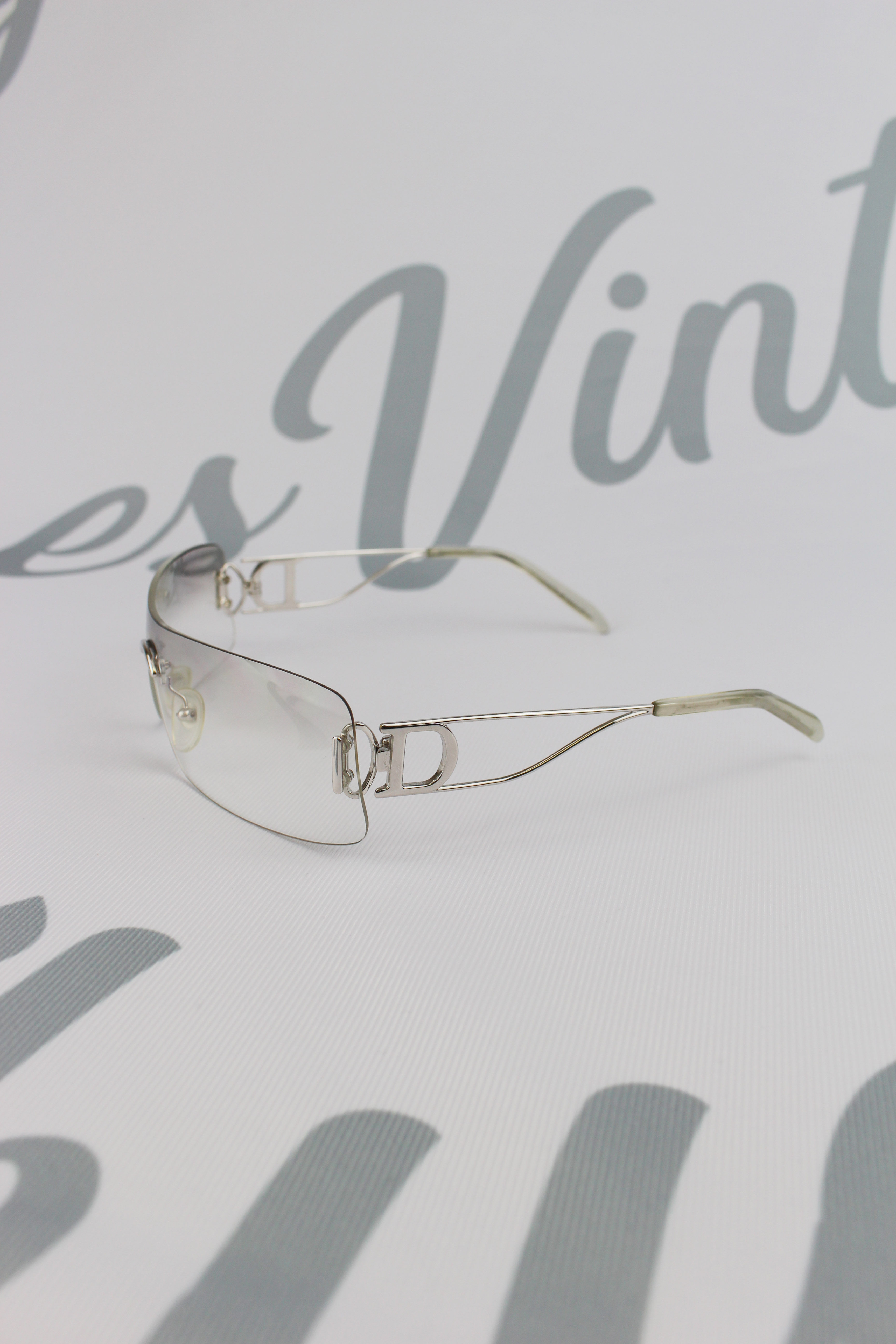 Christian Dior Side D Silver Sunglasses