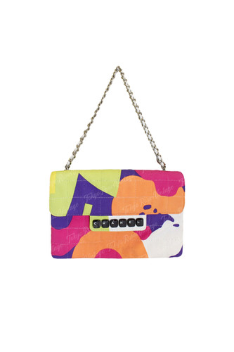 CHANEL キーボードデザイン ポーチ Chanel Multicolor Limited Logo Keyboard Bag | Tokyo Roses Vintage