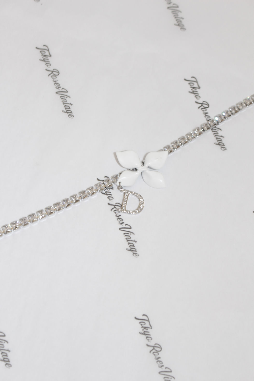 Thumbnail: Christian Dior Girly Crystal Rhinestone Necklace Choker