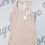 Thumbnail: Pink Christian Dior Trotter Logo Print Monogram Sleeveless Top Flower Pins