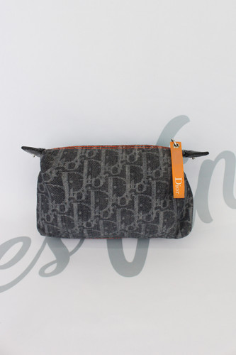 Vintage Christian Dior Dark Blue Flight Trotter Monogram