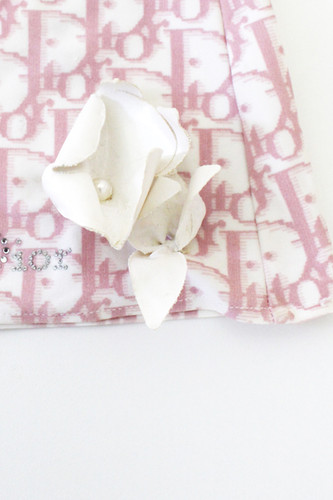 Christian Dior Pink Girly Cami Top Monogram Trotter Logo Print