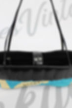 Thumbnail: Chanel Blue Square Quilted Fringe Mini Bag