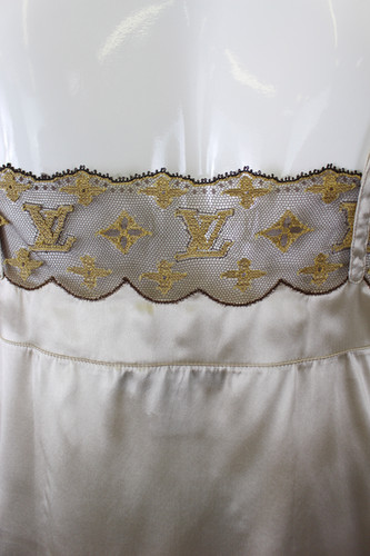 Louis Vuitton Monogram Lace Trimmed Silk Camisole | Tokyo Roses