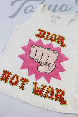 Christian Dior 『Not War 』タンクトップ Christian Dior 