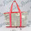 Thumbnail: John Galliano Newspaper Print Gazette Handbag Neon Pink