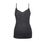 Thumbnail: Black Chanel Ribbed CC Logo Chest Cami V Neck Top