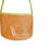 Thumbnail: Vintage Fendi Perforated Orange Green Snakeskin Bag