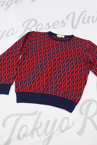 美品 Dior トロッター ニット　trotter knit Size XS 美品 Dior トロッター ニット trotter knit Size XS Vintage Christian