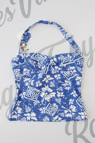 Christian Dior Surf Chick Bustier Top Blue Swim NWT | Tokyo