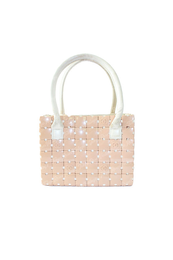 Chanel Pink Puzzle Tile CC Logo Bag | Tokyo Roses Vintage