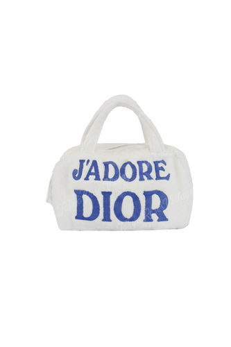 Dior J'adore ポーチ ホワイト Dior Beauty J'Adore Fragrance Cotton Zip Pouch NEW! | eBay