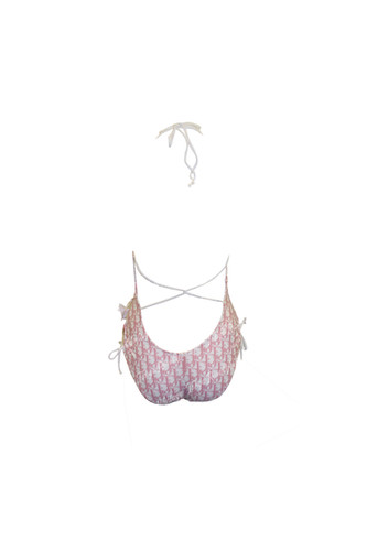Christian Dior 2004 Pink V Swimsuit One piece | Tokyo Roses Vintage