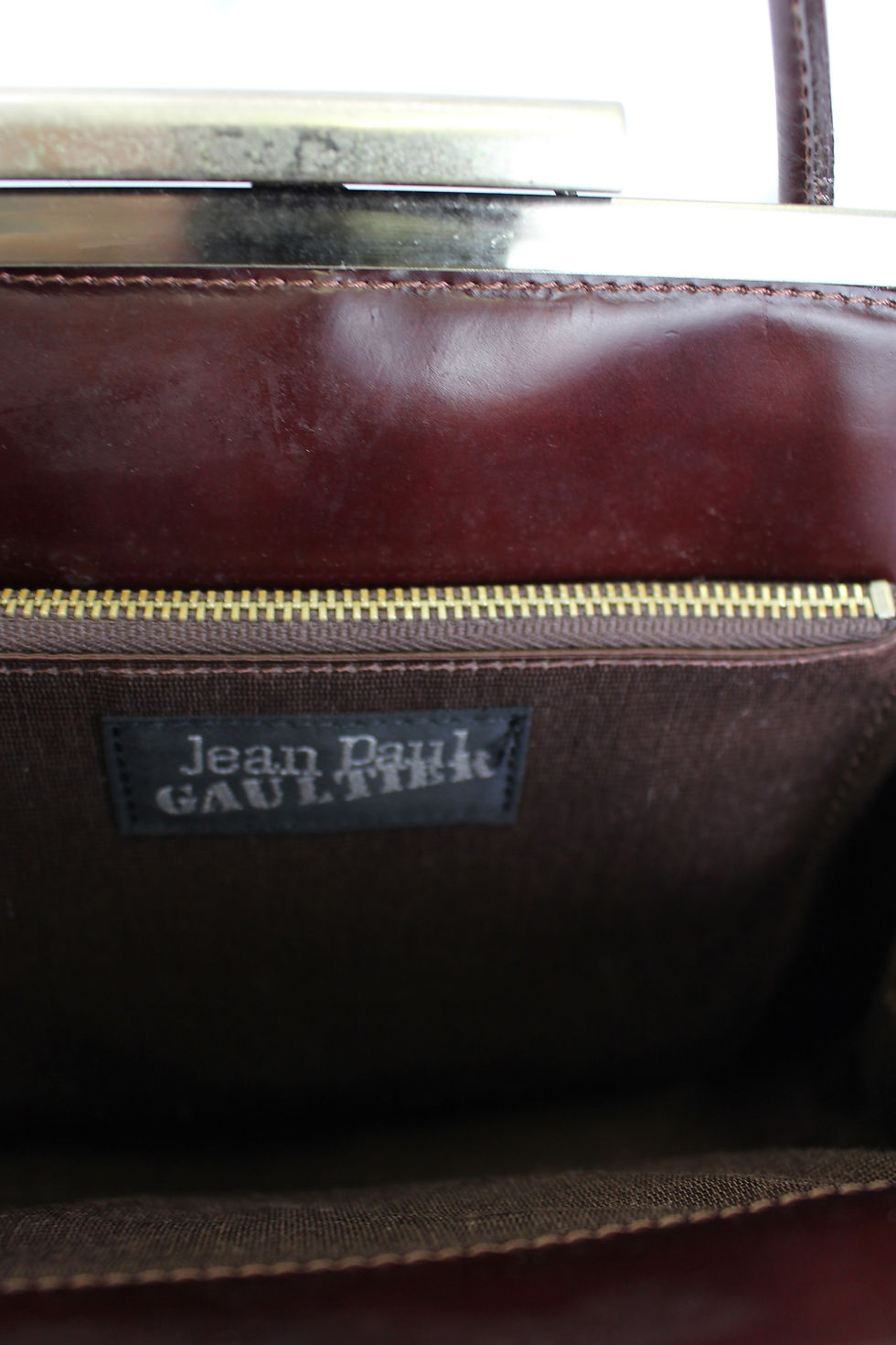 Thumbnail: Jean Paul Gaultier Burgundy Handbag