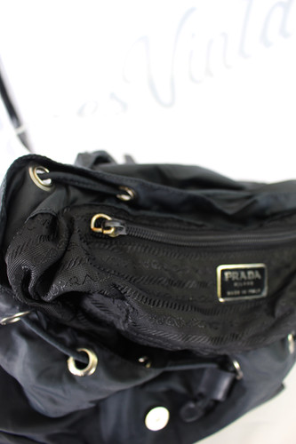 Prada vintage nylon リュック PRADA Backpack Daypack 2VZ135 NERO Nylon unisex | eBay
