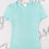 Thumbnail: Chanel Blue Knit CC Logo Bust T Shirt Top V neck 95