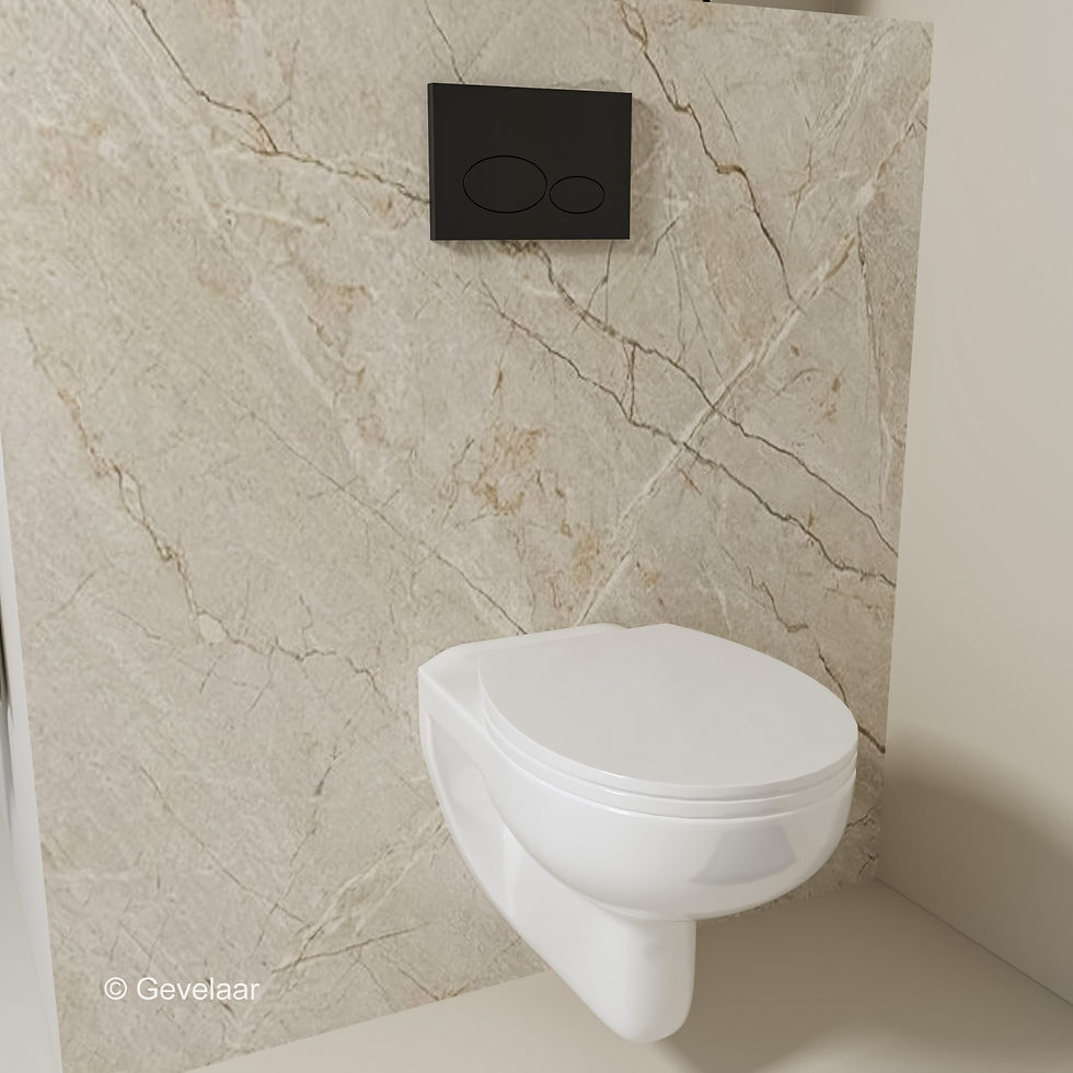 Toiletset Luuk glans wit - Geberit UP320 - X32 mat zwart - blokhouder