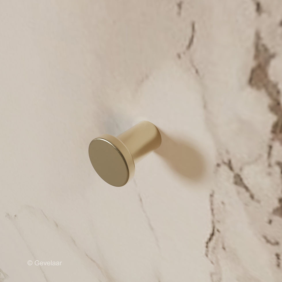 Thumbnail: Wiesbaden Alonzo toilet accessoireset 4-delig - geborsteld goud - SET 5
