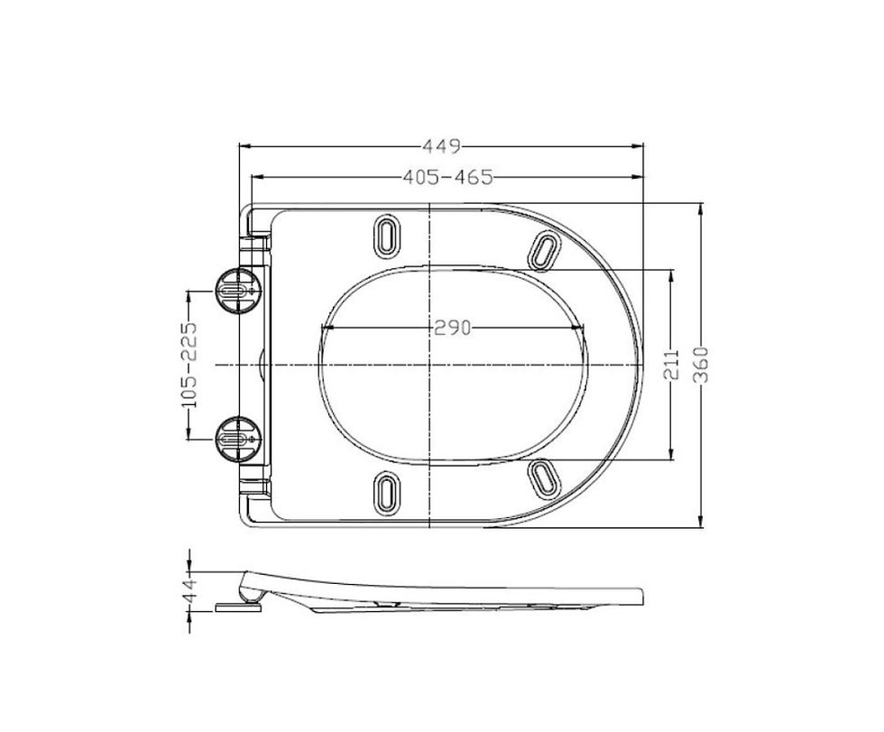 Thumbnail: Toiletset Vesta flush shade mat wit Geberit UP320 X32 mat wit blokhouder