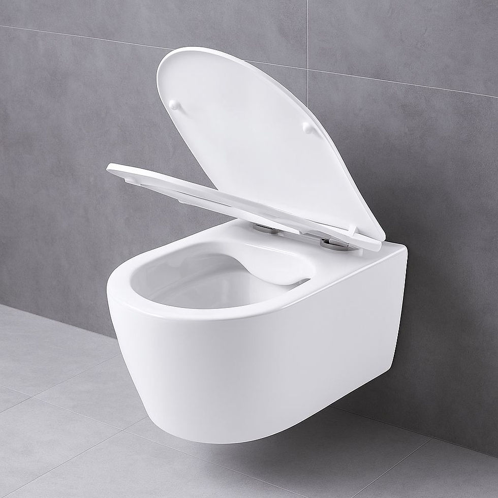 Thumbnail: Toiletset Tanaro Pizarro - Geberit UP320 - X32 glans wit