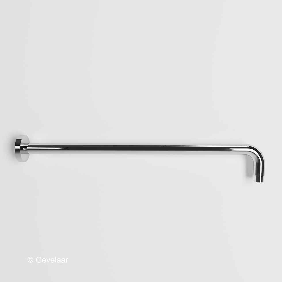 Thumbnail: Wiesbaden inbouw regendoucheset chroom - SET 8