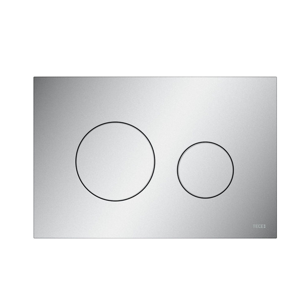 Thumbnail: Toiletset Vesta flush shade mat zwart TECE inb.reservoir TECE Loop 2 mat chroom