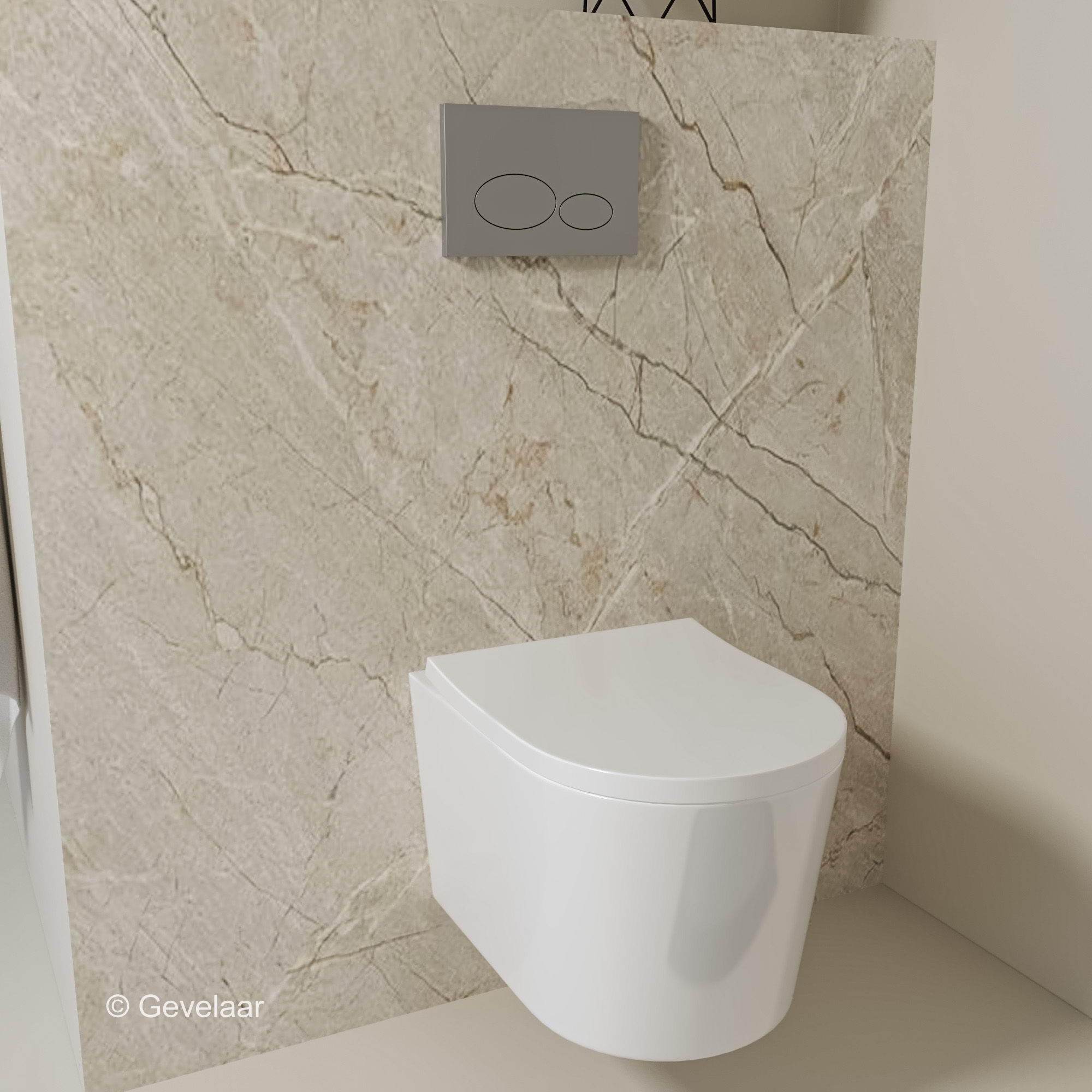 Toiletset Tanaro Nox - Geberit UP320 - X32 chroom metal - blokjeshouder