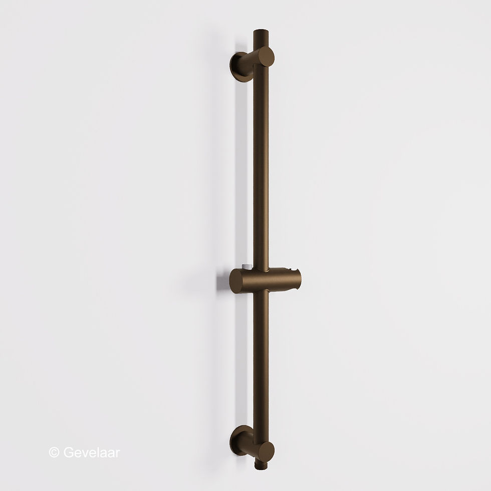Thumbnail: Zaphir glijstang 69 cm geborsteld brons