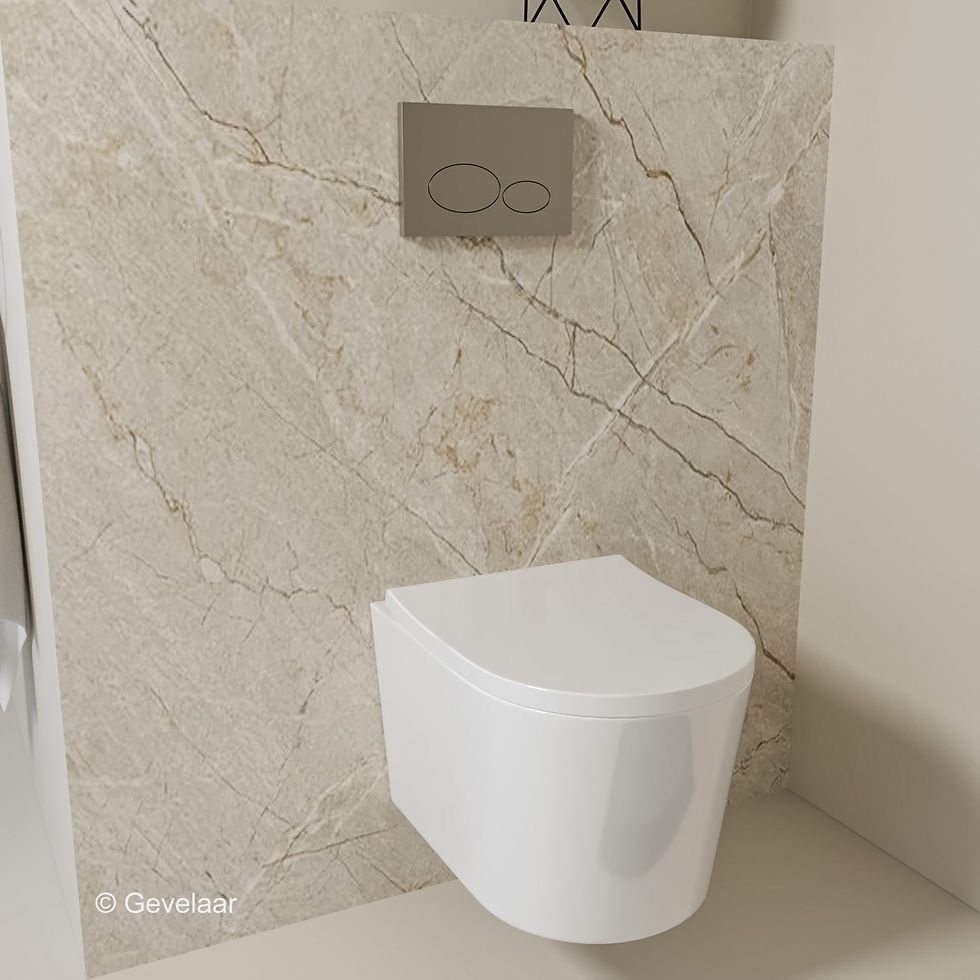 Thumbnail: Toiletset Tanaro Nox - Geberit UP320 - X32 geb. staal metal