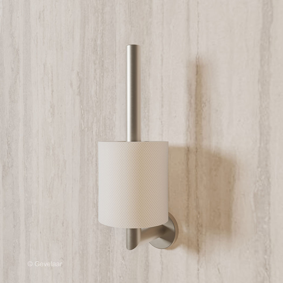 Thumbnail: Wiesbaden Alonzo toilet accessoireset 3-delig - rvs - SET 3