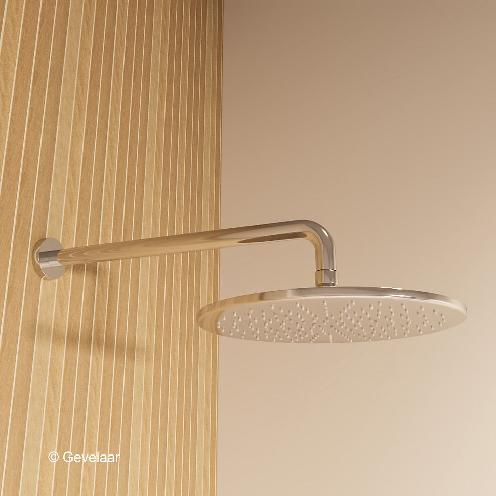 Wiesbaden inbouw regendoucheset chroom - SET 32