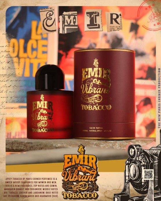 Paris Corner Vibrant Spicy Tobacco, Emir 100ml