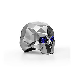 LEGACY • Ring für die Dame • 18 Karat Weißgold & Saphire