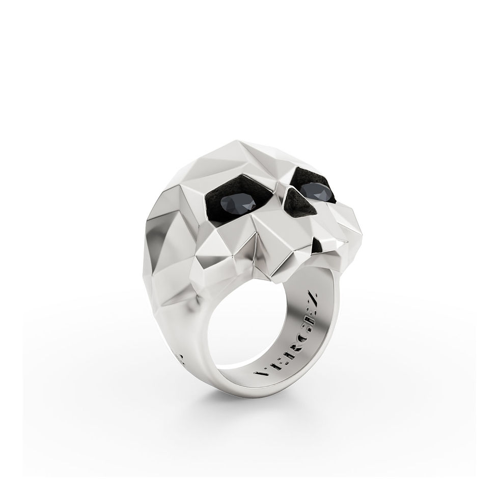 Miniatura: LEGACY • Anillo para mujer • Plata 925 y diamantes negros