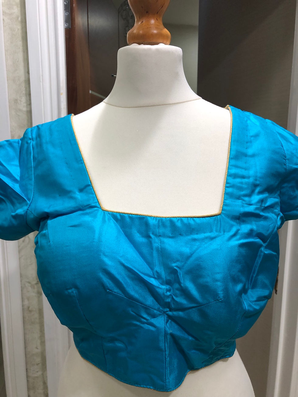 Thumbnail: Turquoise Saree Blouse