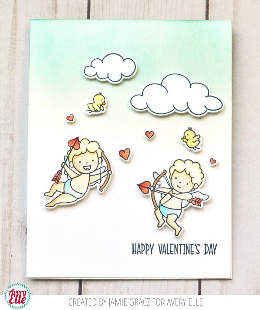 縮圖：Cupids - Avery Elle Stamps and Die Set