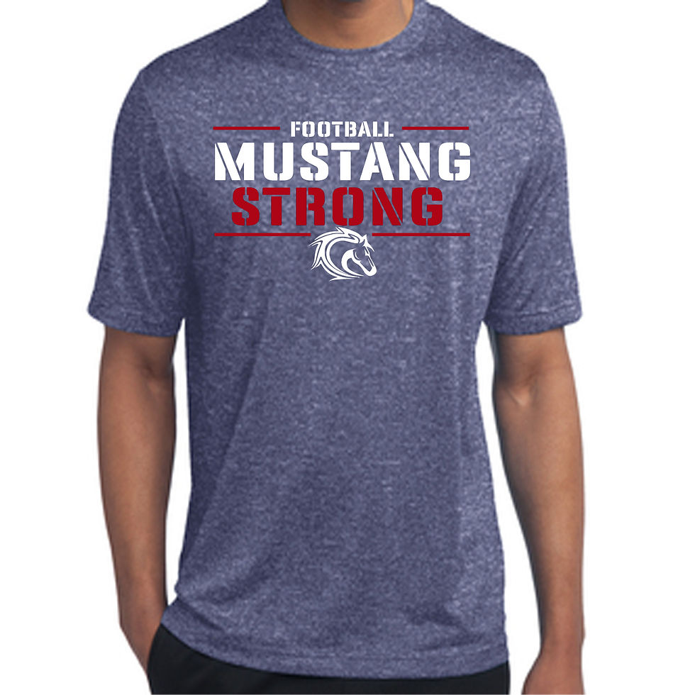 Mustang Football Drifit Strong Shirt